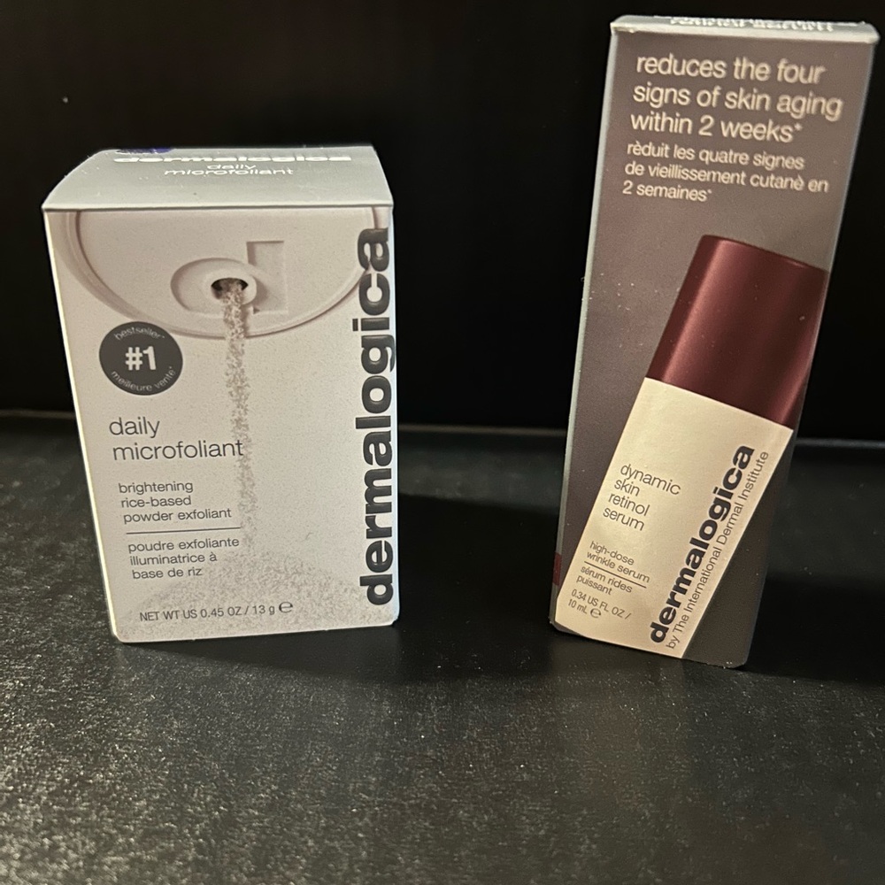 Dermalogica Daily Microfoliant and Dynamic Skin Retinol Serum Set